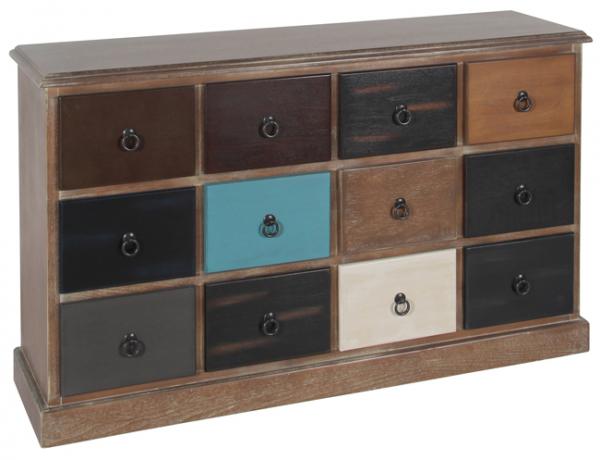 Multi coloured sideboard discount